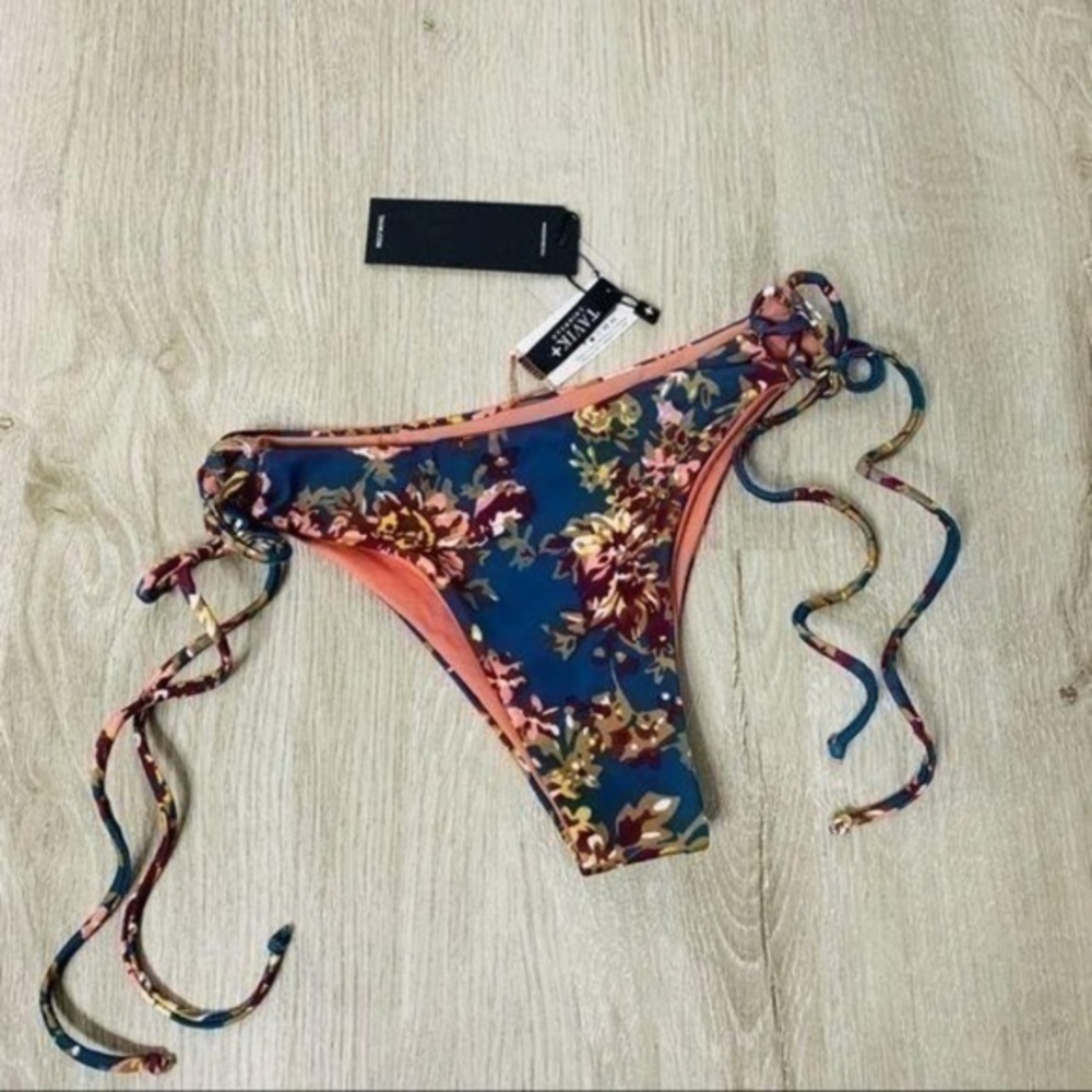 Tavik Side Ties Reversible Bikini Bottom